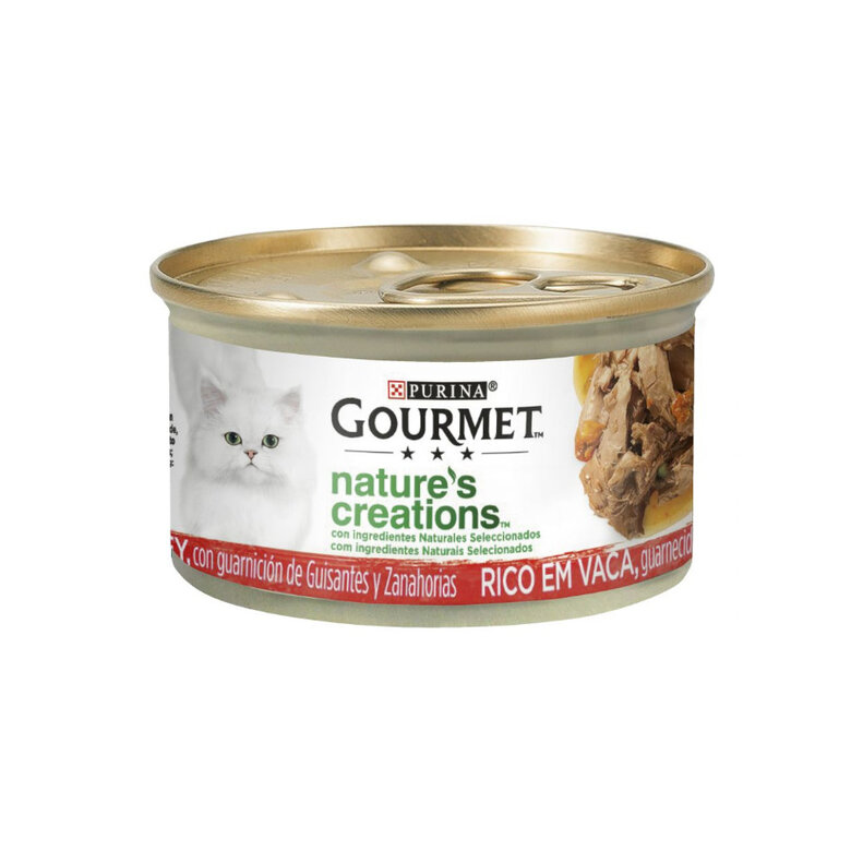 Gourmet Nature's Creations Mini Filetes de Vaca em lata para gatos, , large image number null